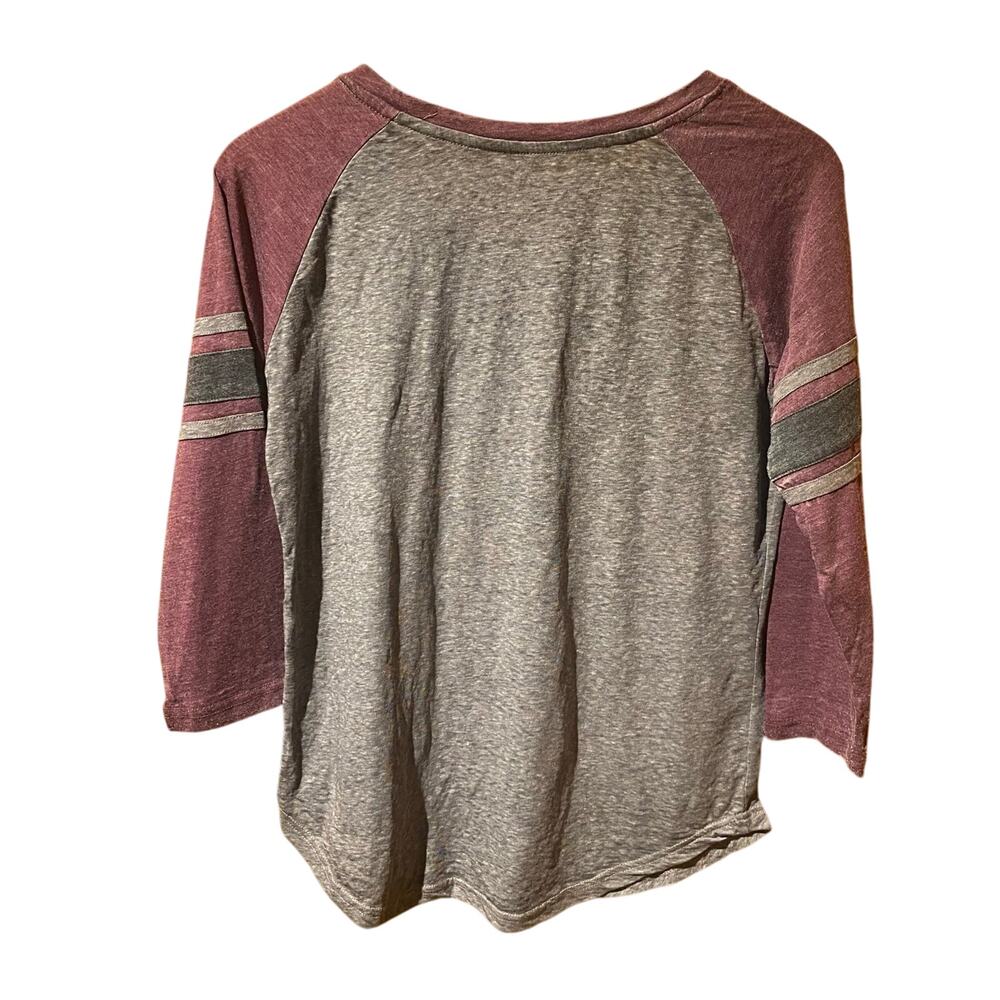 Mississippi State Size Medium Bulldogs MS 3/4 sleeve tee super soft game day - Picture 2 of 6